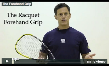 Forehand Grip - Intro to Racquetball Video Series