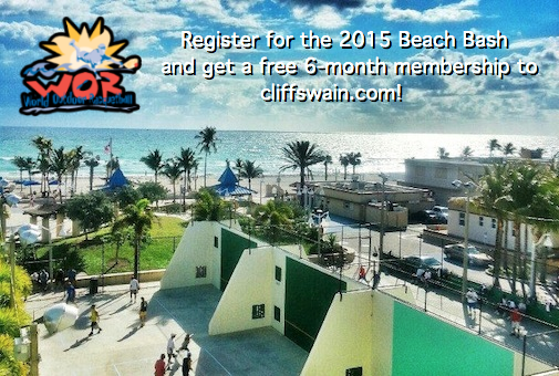 Free Cliffswain.com memberships for 2015 Beach Bashers
